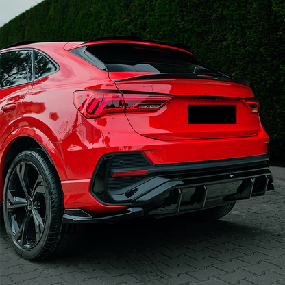 💫ART.10055 Flaps per AUDI Q3 S-Line Sportback F3 2019-2025 Nero Lucido💫