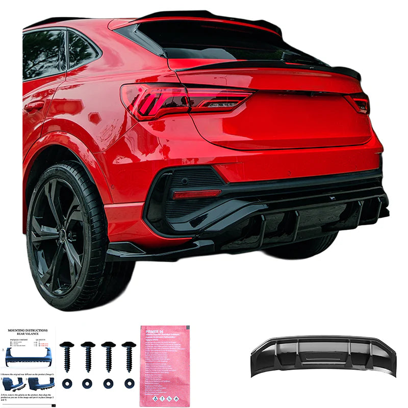 💫ART.10054 Diffusere Posteriore per AUDI Q3 S-Line Sportback F3 2019-2025💫
