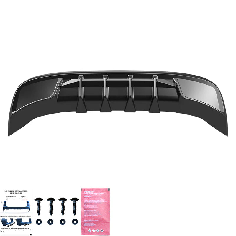 💫ART.10161 Diffusore Posteriore per SKODA Kodiaq Sportline MK1 Pre/Facelift 2021-2023💫