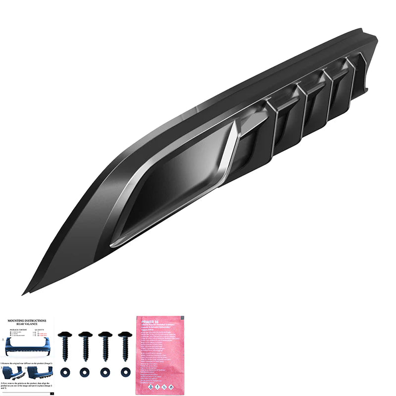 💫ART.10161 Diffusore Posteriore per SKODA Kodiaq Sportline MK1 Pre/Facelift 2021-2023💫