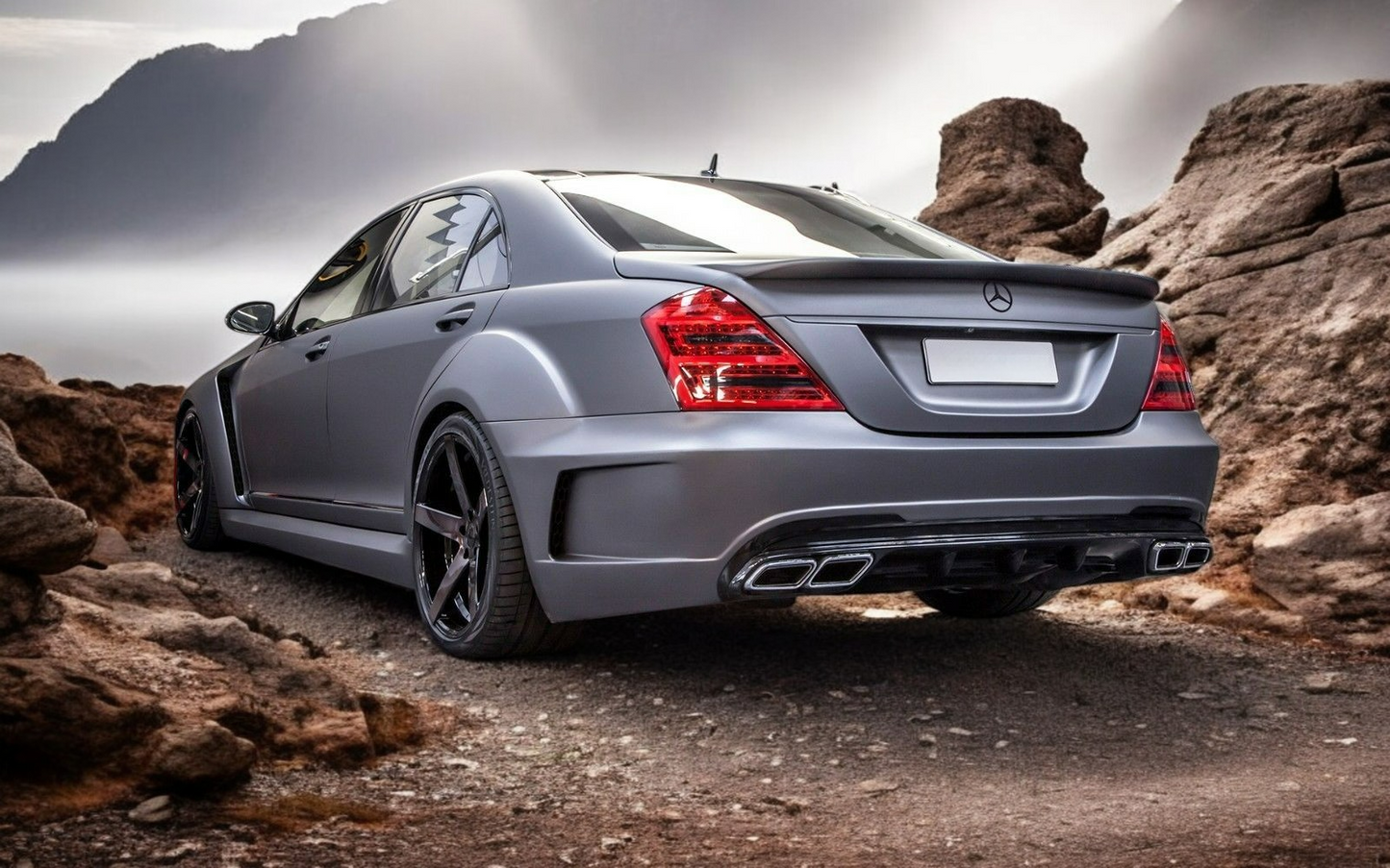 Spoiler suitable for Mercedes S-Class (W221) (2005-2013)