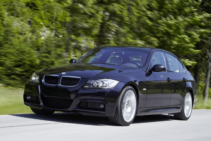 ART.6378  FARI ANTERIORI BMW Serie 3 E90 E91 2005-2008 NERI Angel Eyes