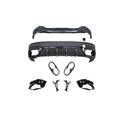 ❤️‍🔥Diffusore paraurti posteriore nero 45 AMG Look per Mercedes GLB (X247)❤️‍🔥