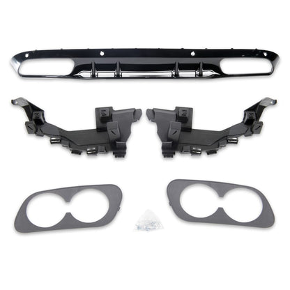 Diffusore adatto per Mercedes C-Class W205 Sedan Estate 2013-2021