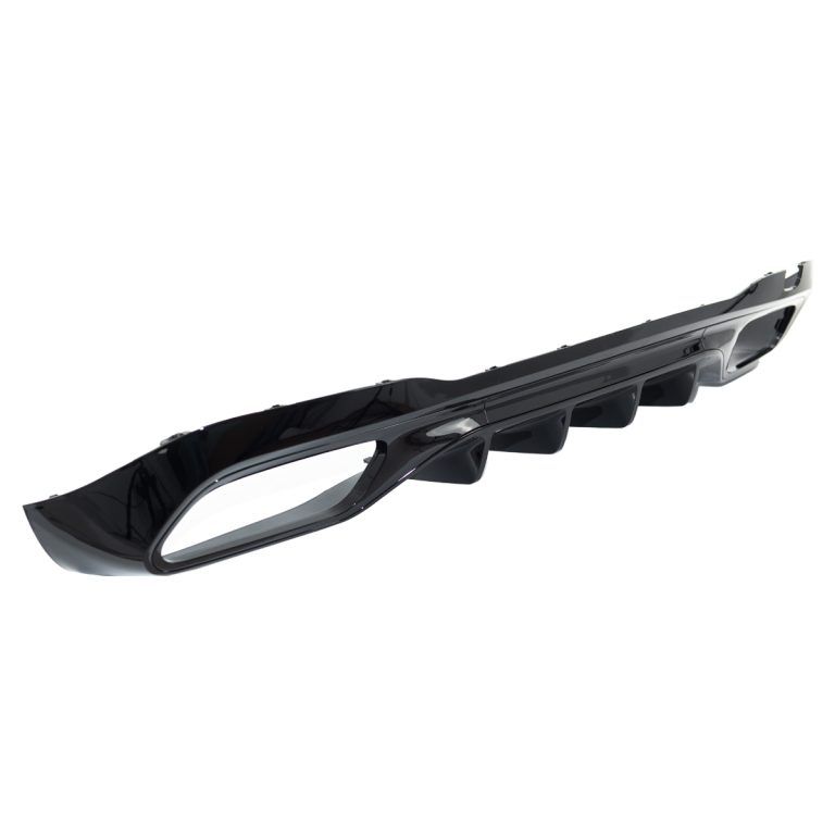 ART.5583 DIFFUSORE MERCEDES CLASSE C W206 2021+ AMG Look C63 NERO LUCIDO