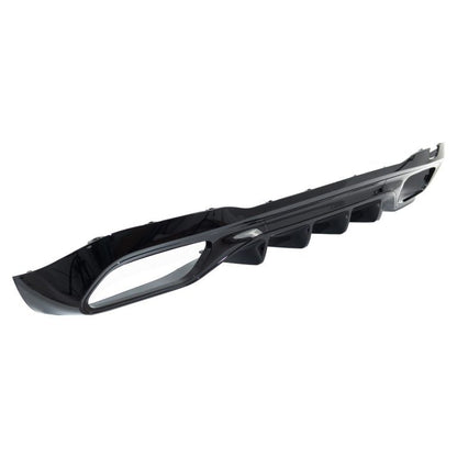 ART.5583 DIFFUSORE MERCEDES CLASSE C W206 2021+ AMG Look C63 NERO LUCIDO
