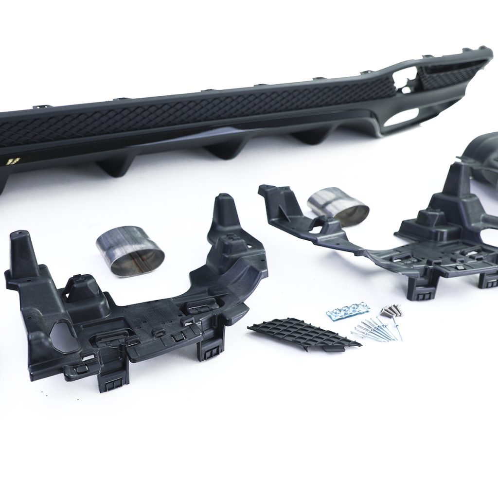 Diffusore adatto per Mercedes GLE W166 2015-2018