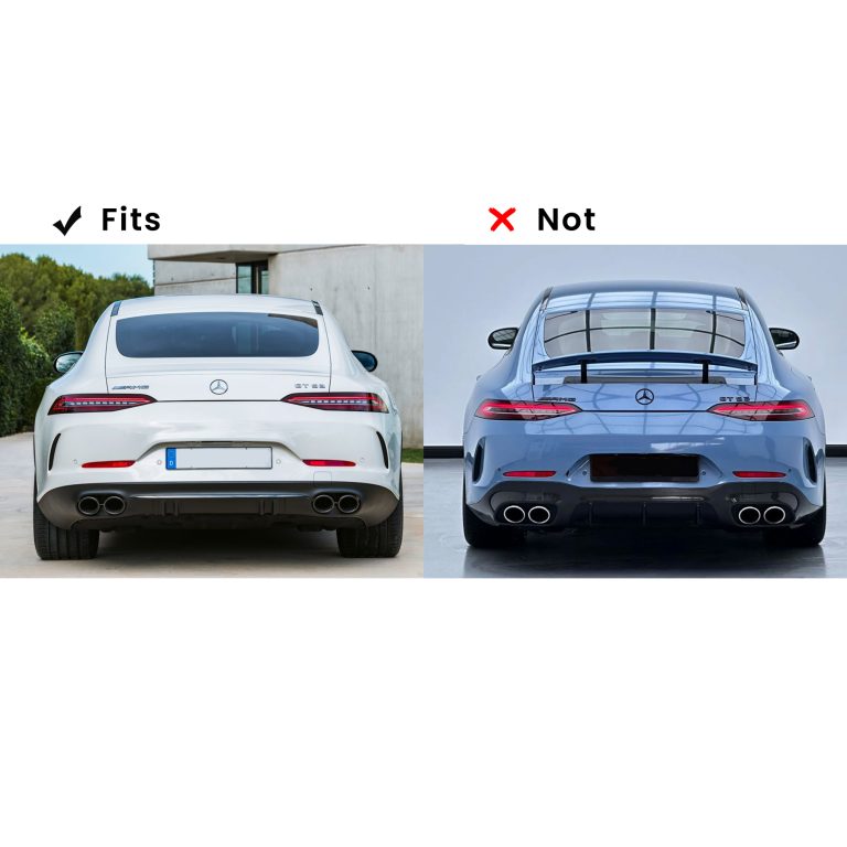 💕ART.3906  Diffusore GT63 Look per Mercedes GT (X290) 4 Porte 2019+NERO LUCID💕