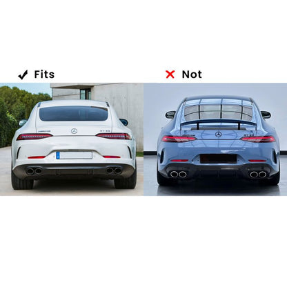 💕ART.3906  Diffusore GT63 Look per Mercedes GT (X290) 4 Porte 2019+NERO LUCID💕