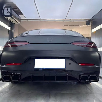 💕ART.3906  Diffusore GT63 Look per Mercedes GT (X290) 4 Porte 2019+NERO LUCID💕