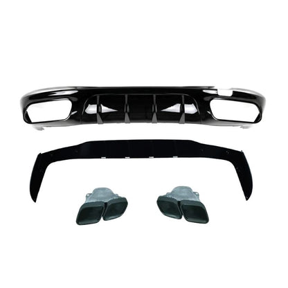 💕ART.3906  Diffusore GT63 Look per Mercedes GT (X290) 4 Porte 2019+NERO LUCID💕