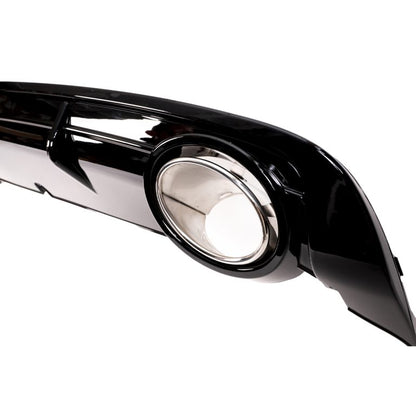 ART.3569 Diffusore RS6 Look per Audi A6 C6 (4F) 2008-2011 Nero Lucido