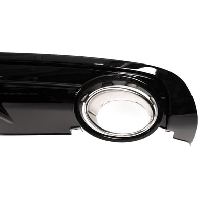 ART.3569 Diffusore RS6 Look per Audi A6 C6 (4F) 2008-2011 Nero Lucido