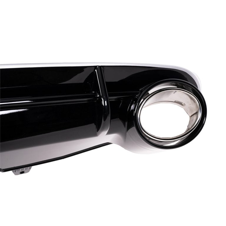 ART.3573  Diffusore RS6 Look Audi A6 C7 (4G) 2011-2014 Nero Lucido