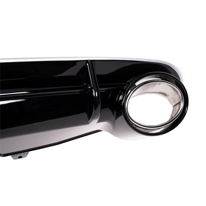 ART.3573  Diffusore RS6 Look Audi A6 C7 (4G) 2011-2014 Nero Lucido