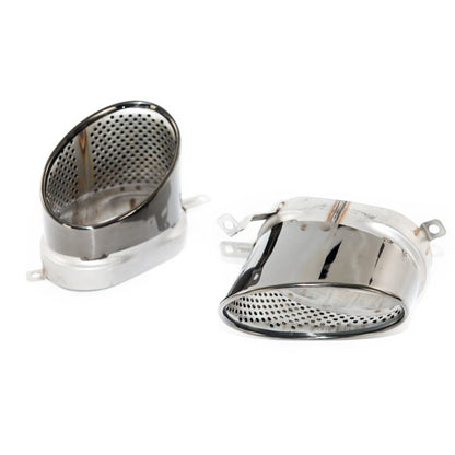 ART.3574 Diffusore RS6 Look per Audi A6 C7 (4G) 2015-2018  Nero Lucido