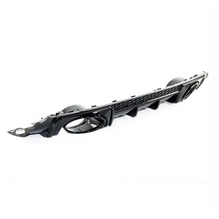 ART.3718  Diffusore TT RS Look per Audi TT (FV, 8S) 2014-On Nero Lucido per Paraurti Standard Nero Lucido