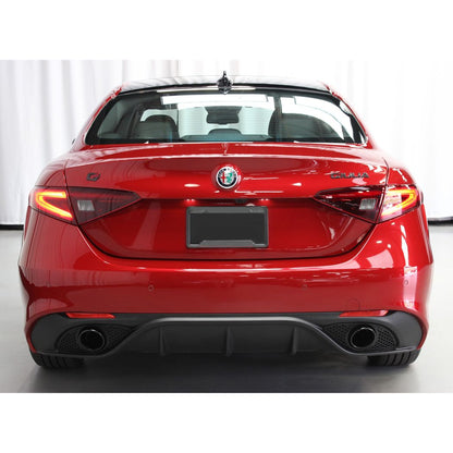 💫ART.6765 Diffusore + Terminali di Scarico Veloce per Alfa Romeo Giulia 2016-2022💫