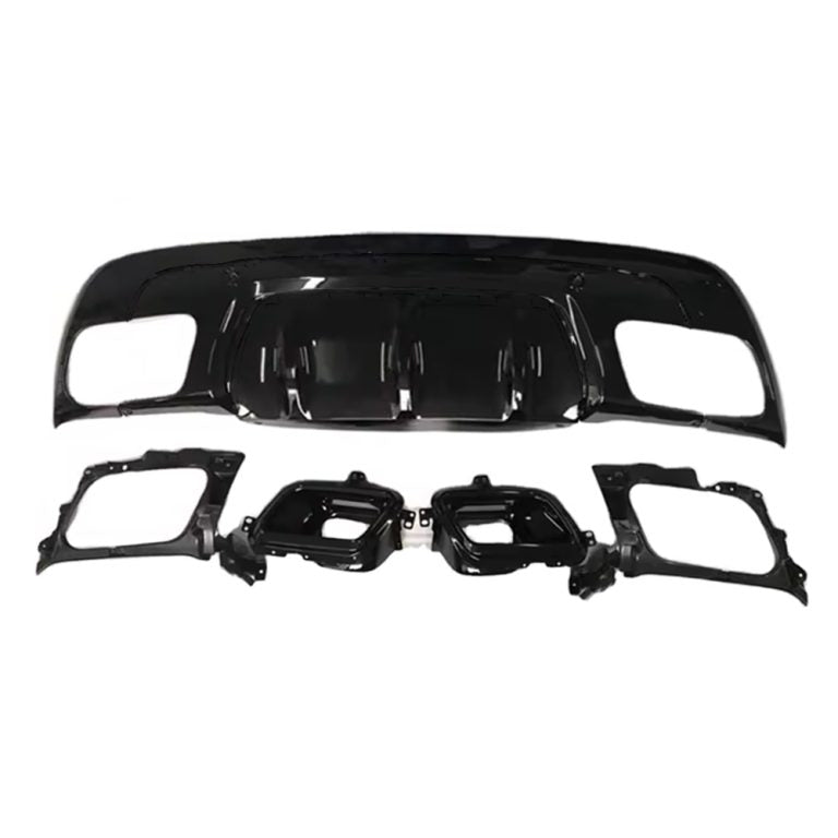 ART.2236 DIFFUSORE RANGE ROVER VELAR SUV L560 2017+ TERMINALI (NERO LUCIDO)