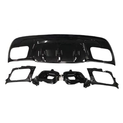 ART.2236 DIFFUSORE RANGE ROVER VELAR SUV L560 2017+ TERMINALI (NERO LUCIDO)