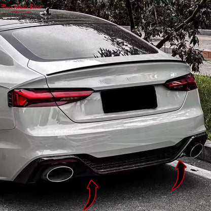 ⭐Diffusore adatto per Audi rs5 a5 f5 2019+ lift coupe + sportback  nero lucido⭐