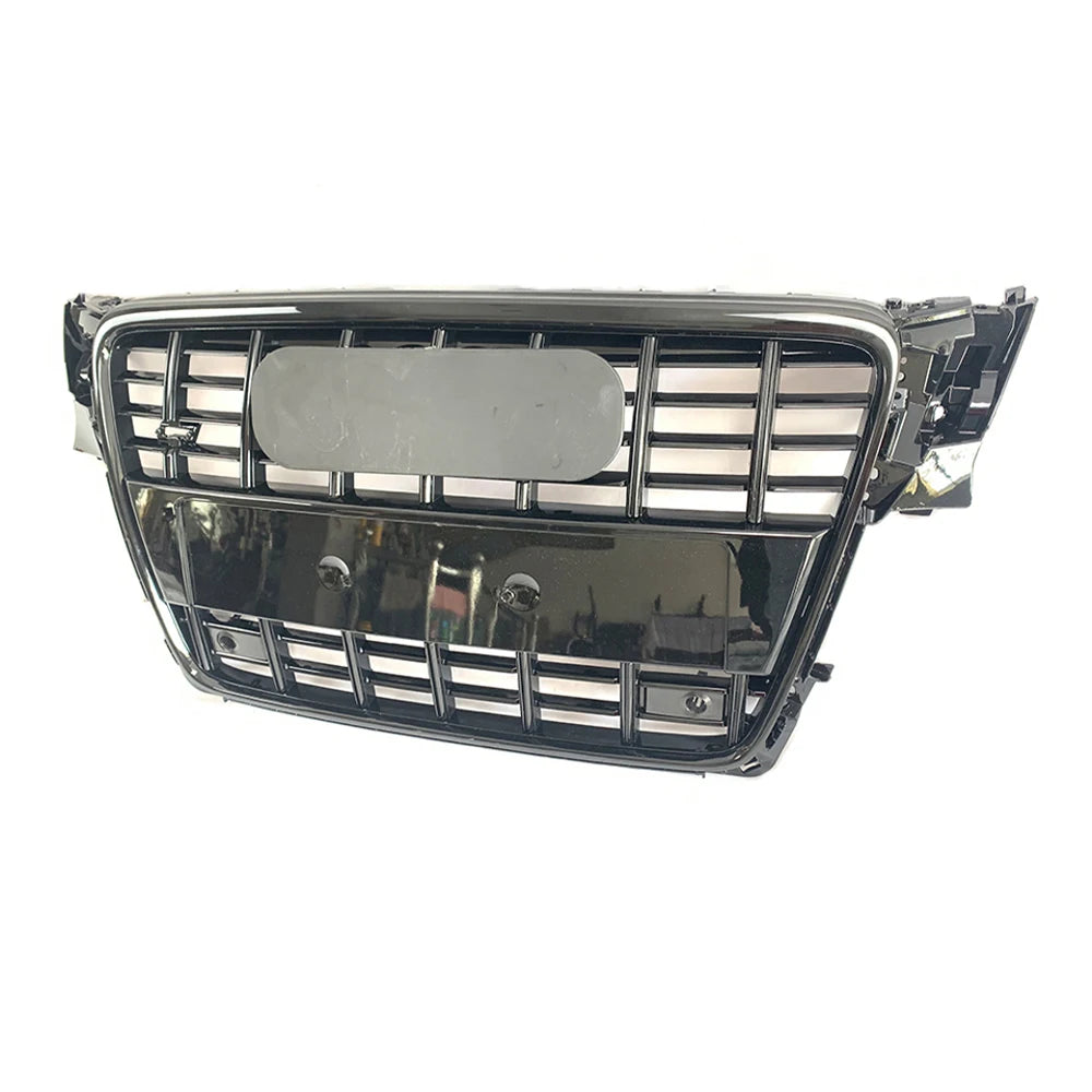 💫ART.8482 Griglia Anteriore Nero Lucido / Cromato stile S4 per Audi A4 09-12💫