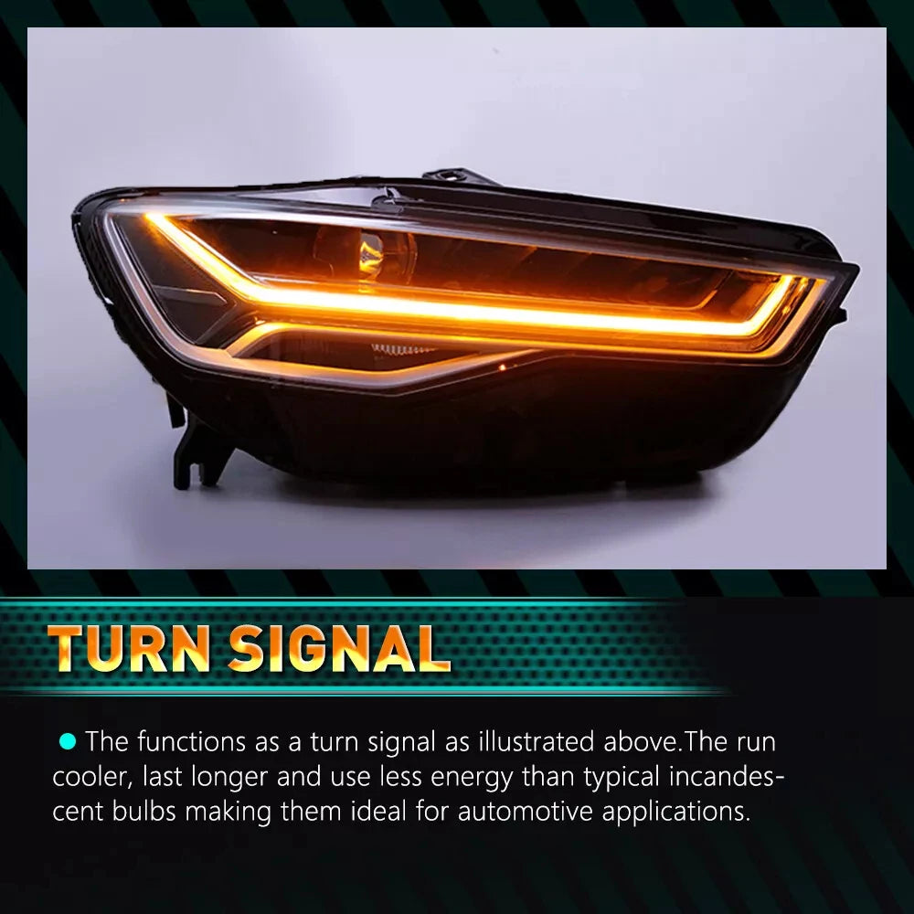💥ART.3664 FARI XENON LED ORIGINALI PLUG & PLAY PER AUDI A6 S6 C7 2012-2018 💥