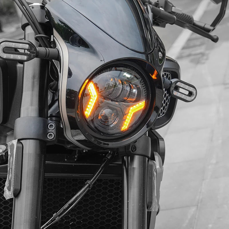 💫ART.4576 Faro Anteriore LED adatto alla maggior parte delle Moto💫