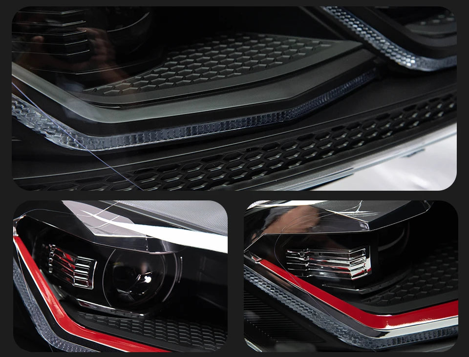 💫ART.3821 Fari Anteriori LED (dinamici) per VW Golf 7 MK7 2013-2016💫