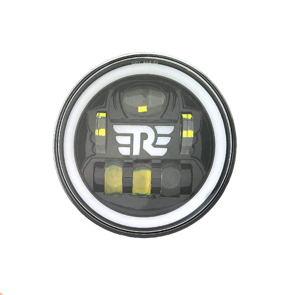 💫ART.4468 Faro Anterioire LED per Cafe Racer Royal Enfield Himalayan 400 411💫
