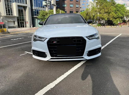 💫ART.4588 Griglia Radiatore (Nera Lucida) adatto per Audi A6 S6 C7 2016-2018💫