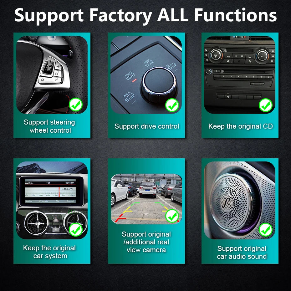 💫ART.4875 CarPlay Wireless da 12,5” Android 14 per M.BENZ Classe A GLA CLA++ 💫