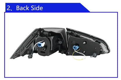 💥ART.3992 FANALI POSTERIORI LED DINAMICI PER VW GOLF 7 2013-2021 7.5 UPGRADE💥