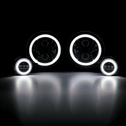 💫ART.5130 Fari Fendinebbia LED di segnalazione di marcia diurna Jeep WRANGLER💫