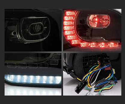 💥ART.3978 FANALI POSTERIORI LED PER VW GOLF MK6 R20 2008-2013 CON INDICATORI💥