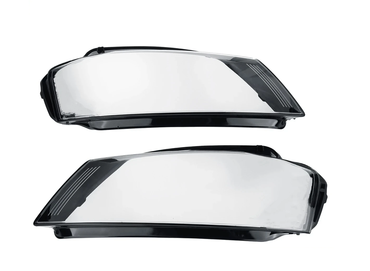 💫ART.8266 Copri Fari Trasparente Sinistro/Destro per Audi A3 8P S-line S3 RS3 2008+💫