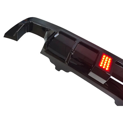 💫ART.8082 Diffusore Posteriore con kit LED per Bmw Serie 5 E60 2006-2010💫