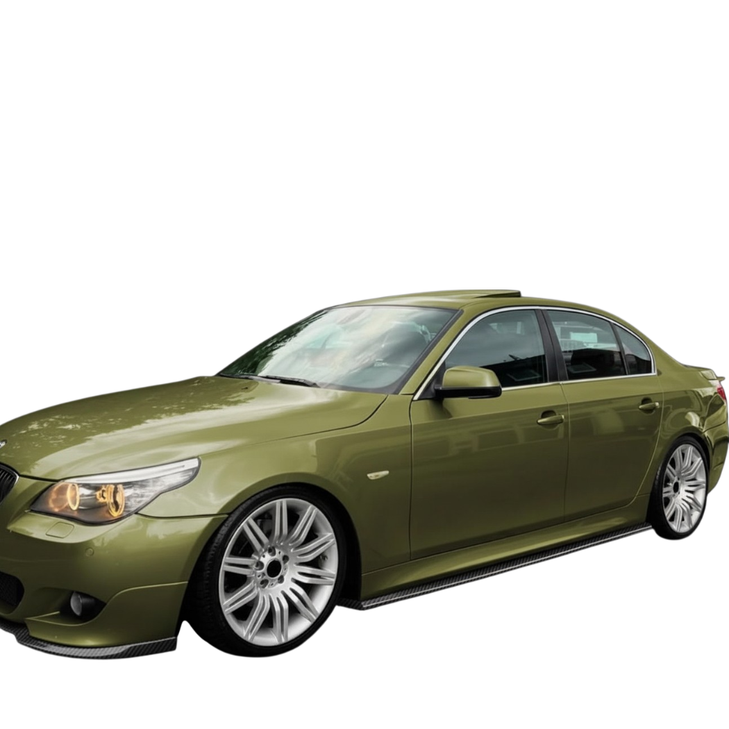 💫 Sotto minigonne per BMW Serie 5 E60 E61 M Sport 2005-2010 Carbon Look💫