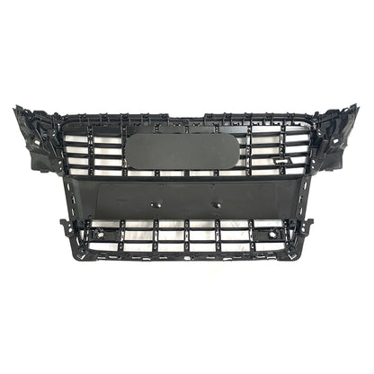 💫ART.8482 Griglia Anteriore Nero Lucido / Cromato stile S4 per Audi A4 09-12💫