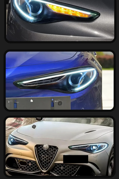 💫ART.4891 Fari Anteriori Daytime LED per Alfa Romeo Giulia 2017-2021💫