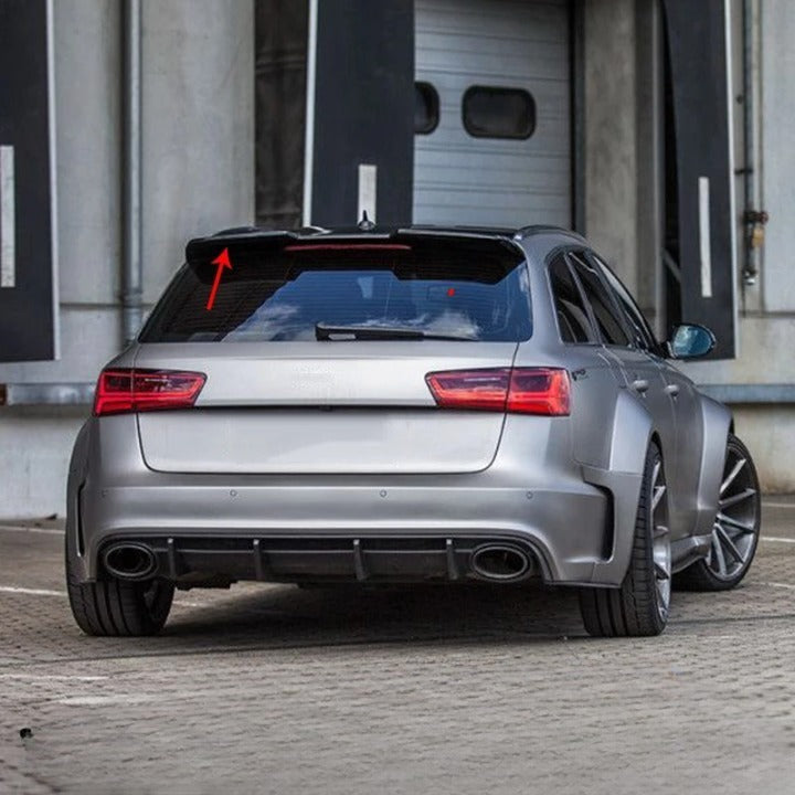 💫ART.7999 Spoiler Posteriore Stile RS6 per Audi A6 C7 4G Avant Allroad 2011-2018💫