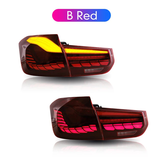 💎TAIL LIGHTS SUITABLE FOR BMW F35 F30 318i 318Li 320i 3 series 2013-18 BLACK 💎