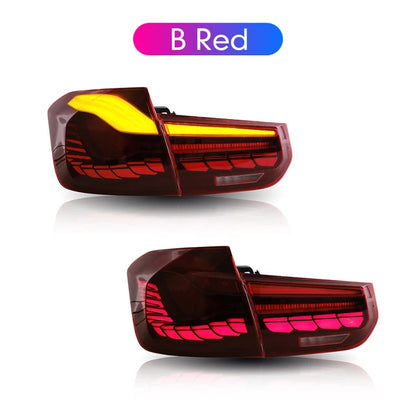 💎TAIL LIGHTS SUITABLE FOR BMW F35 F30 318i 318Li 320i 3 series 2013-18 BLACK 💎