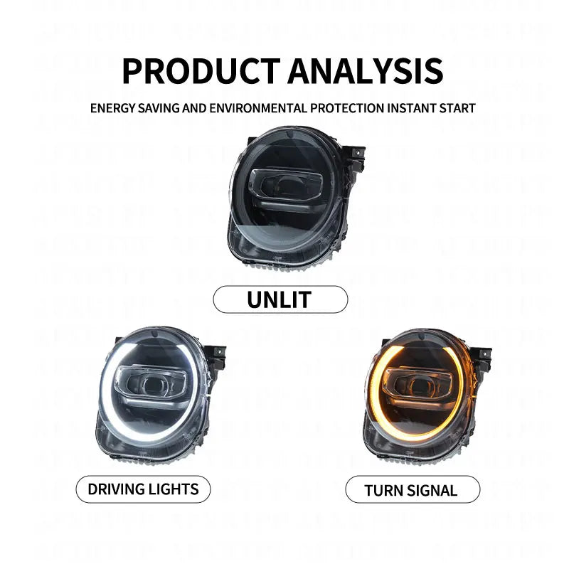 💫ART.3867 (2) pezzi Fari Anteriori LED per Jeep Renegade 2016-2021💫