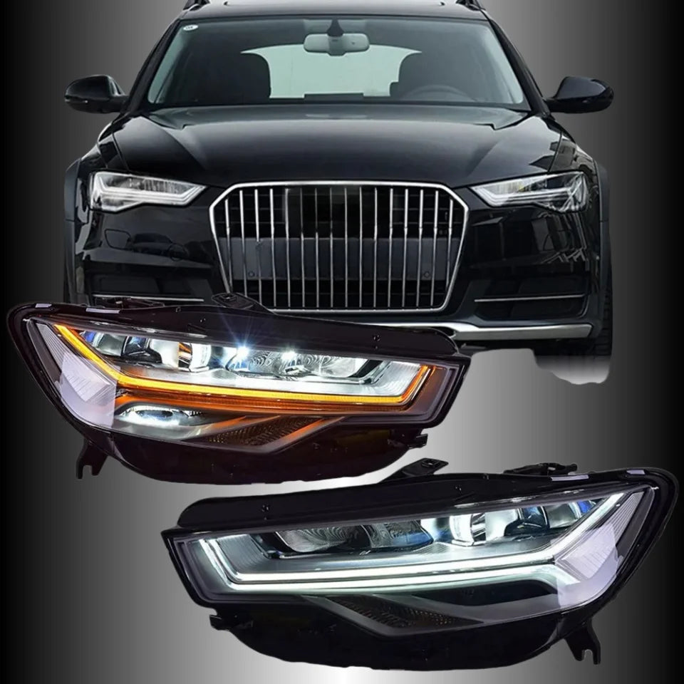 💫ART.4594 Set Fari Anteriori adatto per Audi A6 C7 2012-2018💫