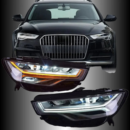 💫ART.4594 Set Fari Anteriori adatto per Audi A6 C7 2012-2018💫