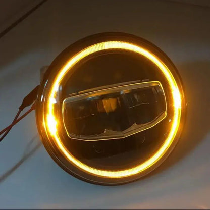 💫ART.5128 Fari Anteriori (Ambra e Fascio) Hi/Lo per Jeep Wrangler JK TJ LJ CJ💫