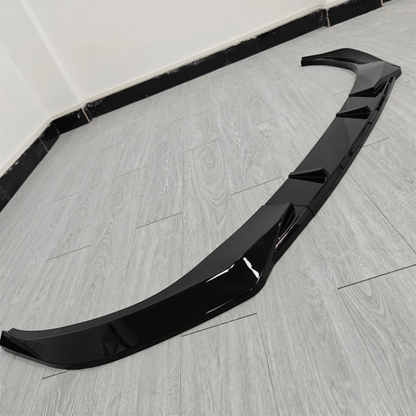 💫ART.8323 Splitter Anteriore Nero Lucido Stile Maxton per Audi S3 A3 8Y S-line 2025+💫