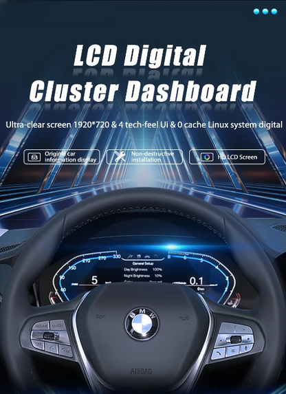 💫ART.3435 Cockpit virtuale digitale LCD BMW 1/2 Series F20 F52 F48 F49 13-20💫