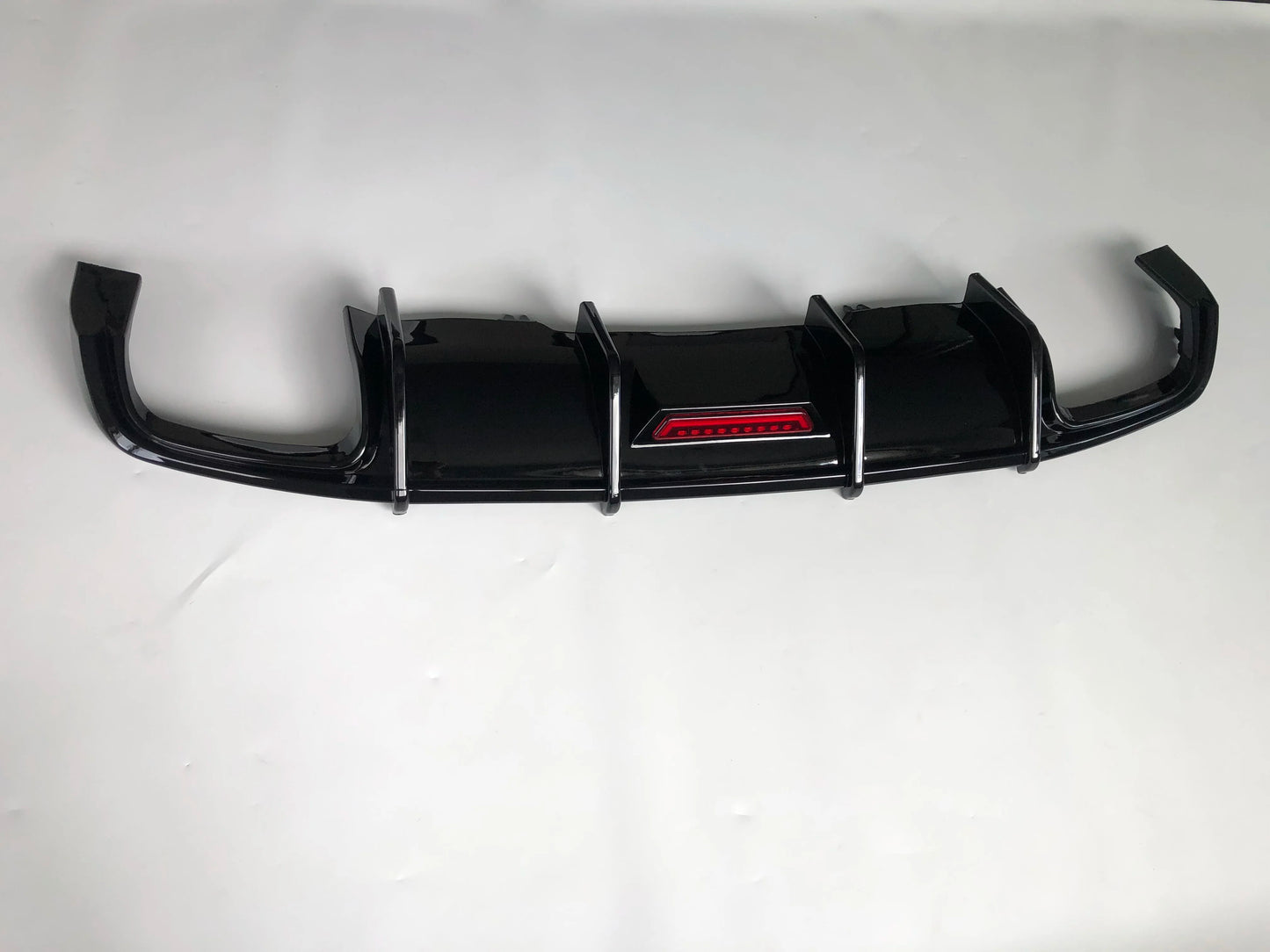 💫ART.4595 Diffusore ABS (Nero Lucido) adatto per Audi A4 S4 S-Line 2017-2019💫
